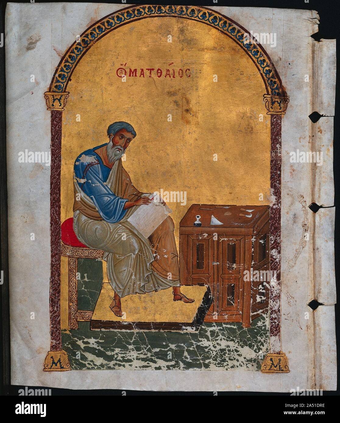 St matthew writing the gospel hi-res stock photography and images - Alamy