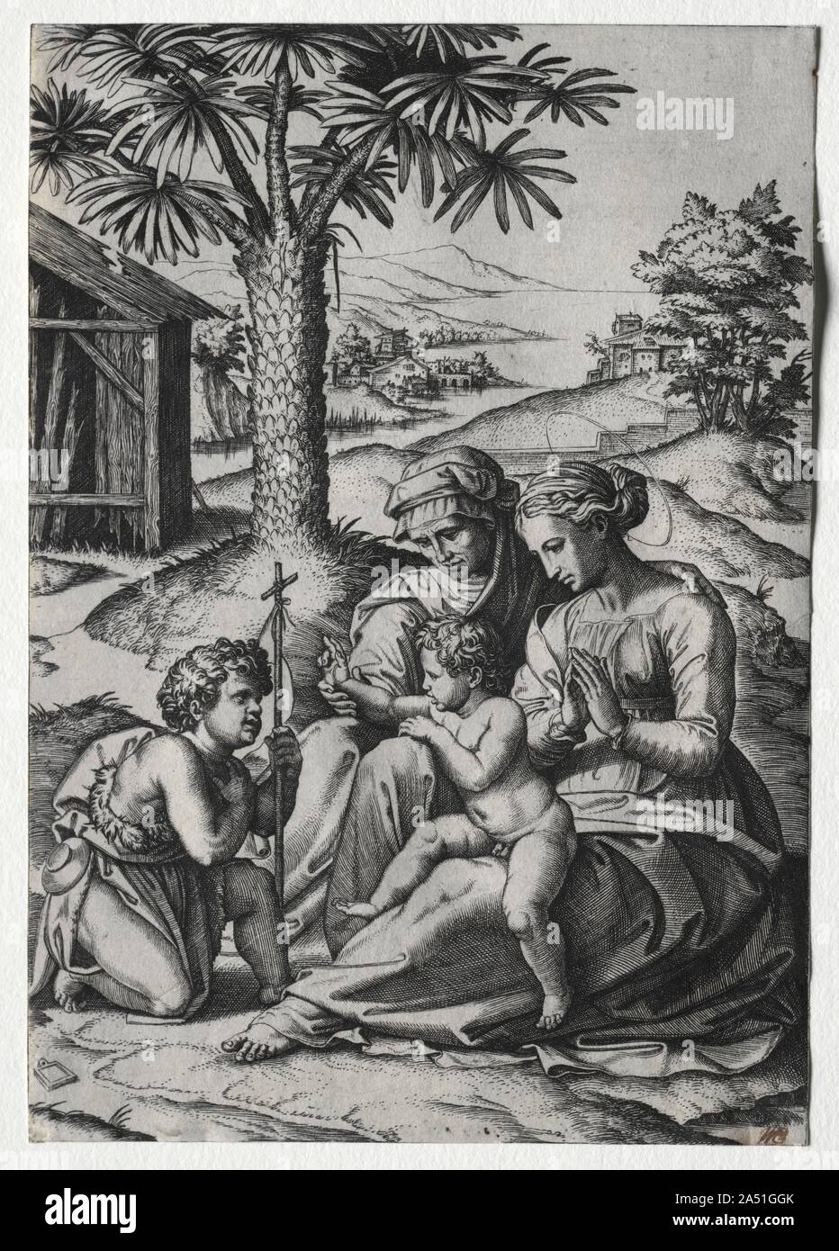 Madonna of the Palm Tree Stock Photo Alamy