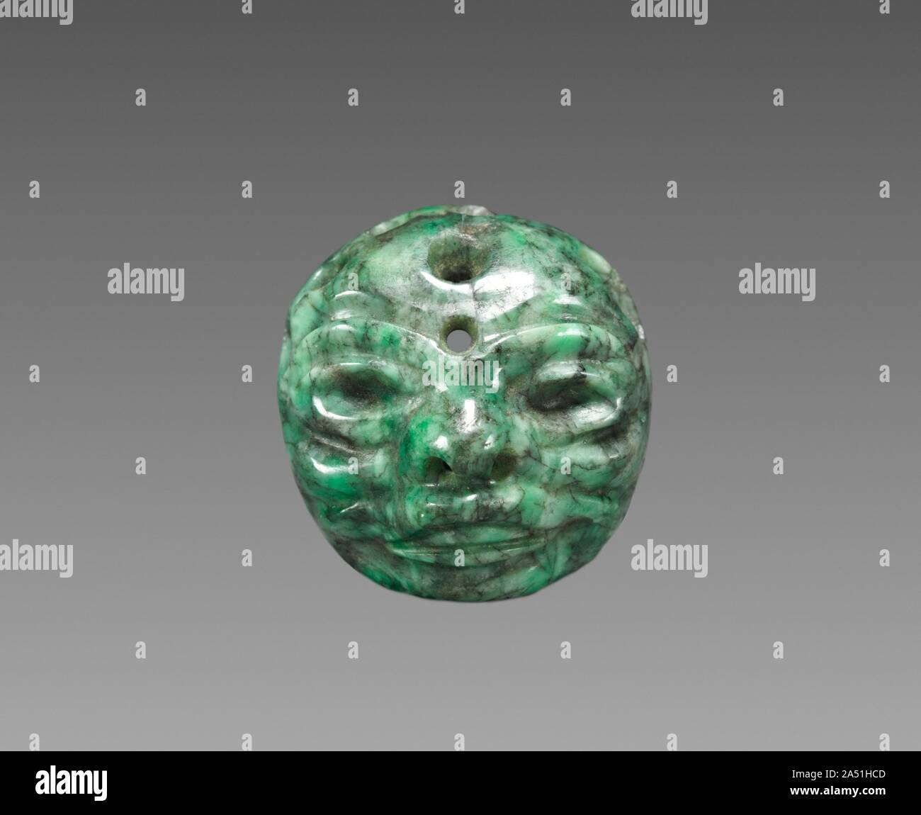 Mask Ornament, c. 900-400 BC. Stock Photo