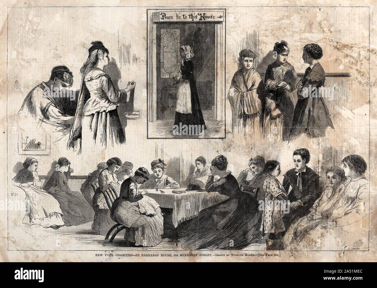 New York Charities St. Barnabas House, 304 Mulberry Street, 1874