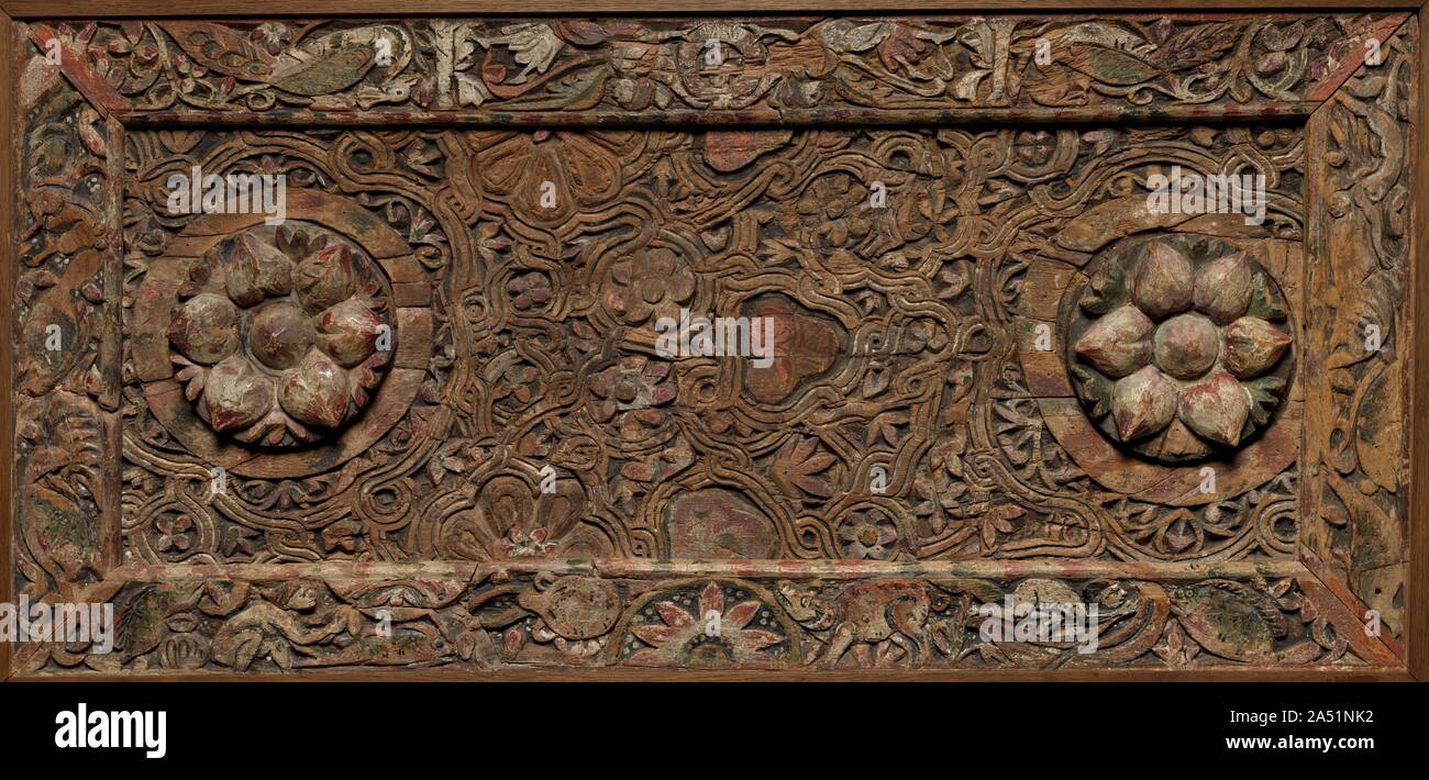 Ornamental Panel From A Ceiling 500s Frame And 700s