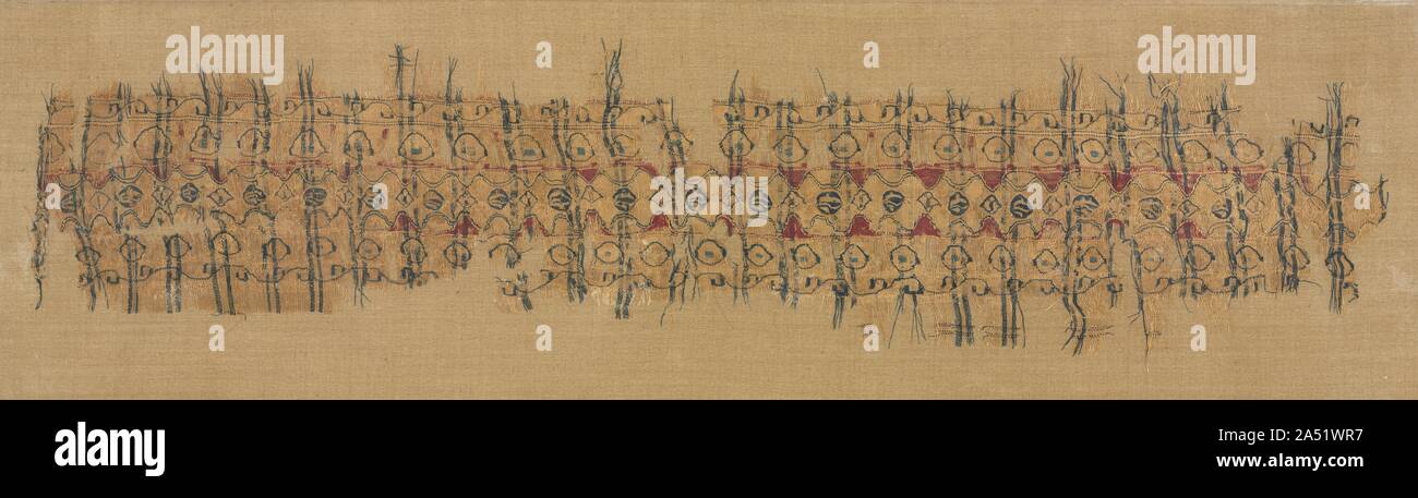 Plaid tiraz, 1101-1149. Stock Photo