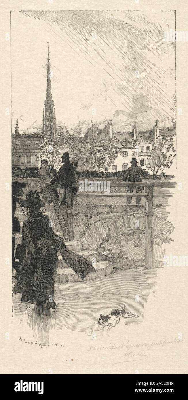 Quai des Grands Augustins, Paris Stock Photo Alamy