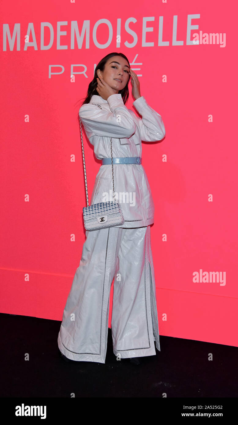 Natasha Liu Bordizzo attending the photocall before the Louis Vuitton show  as part of Paris Fashion