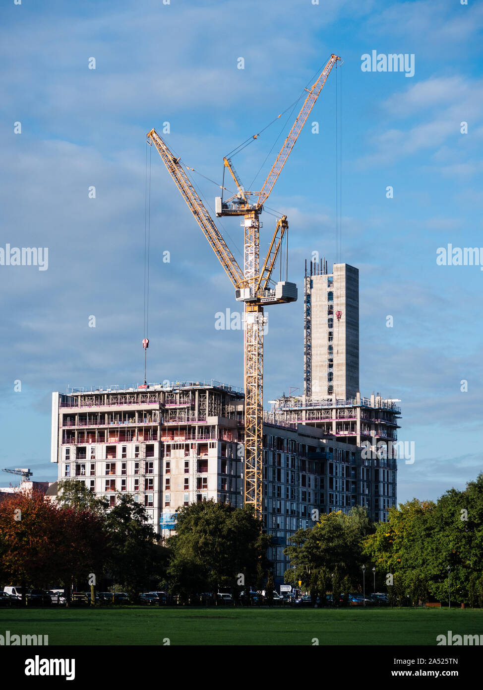 Construction of Thames Quarter, Build to Rent Development, Reading