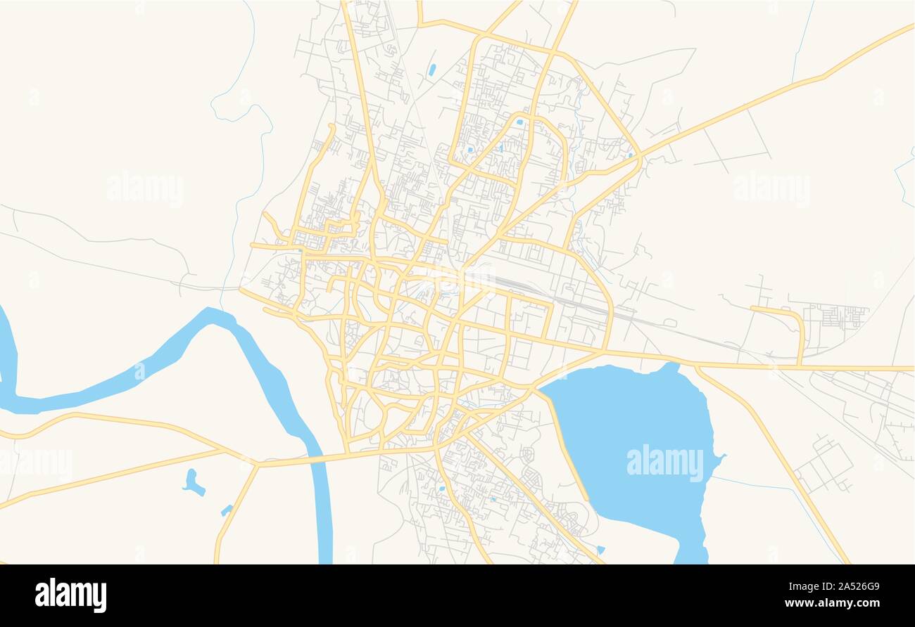 Gorakhpur Uttar Pradesh Map Printable Street Map Of Gorakhpur, State Uttar Pradesh, India. Map Template  For Business Use Stock Vector Image & Art - Alamy