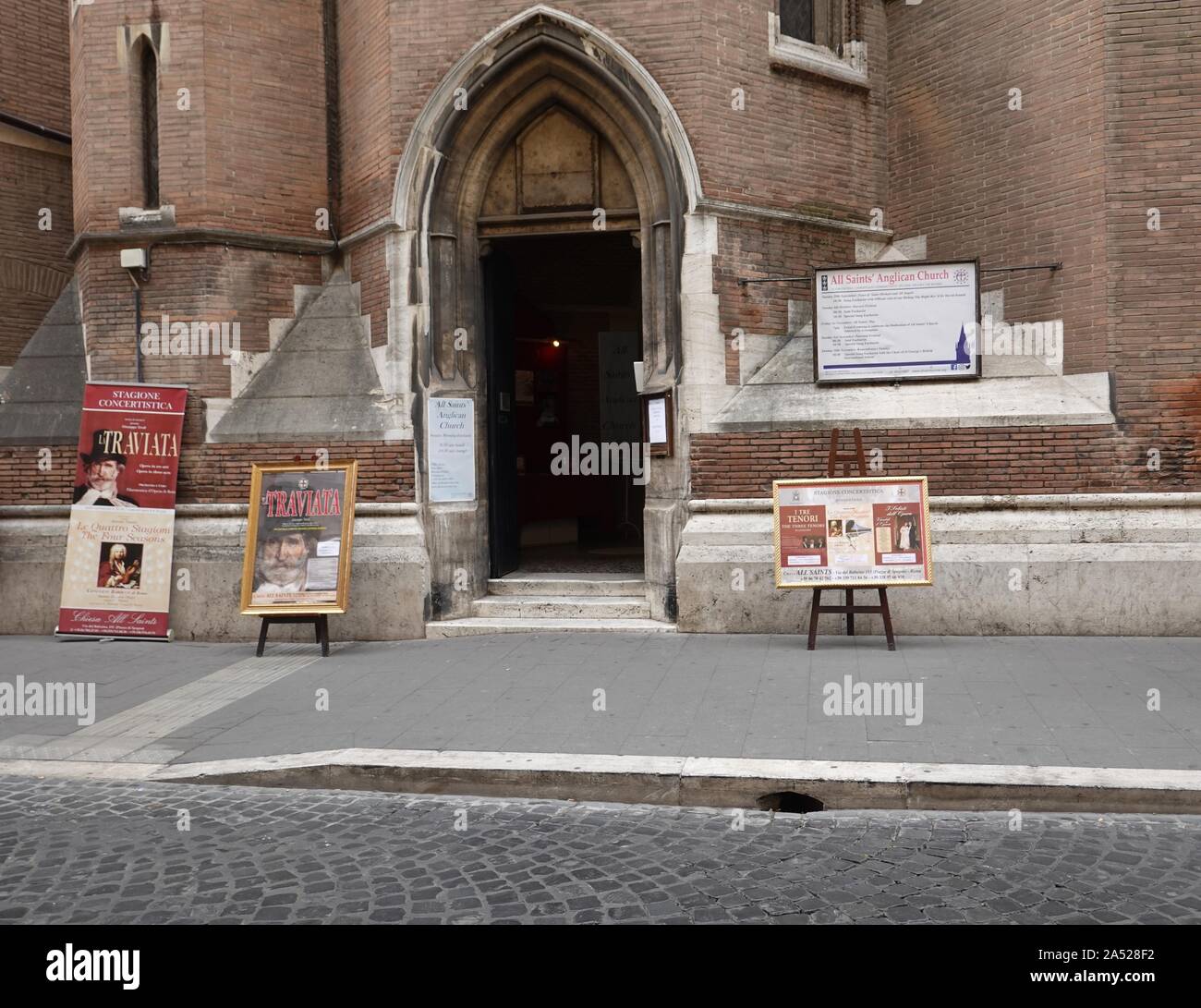 The All Saints Anglican Church in Rome, Italy Stock Photo - Alamy