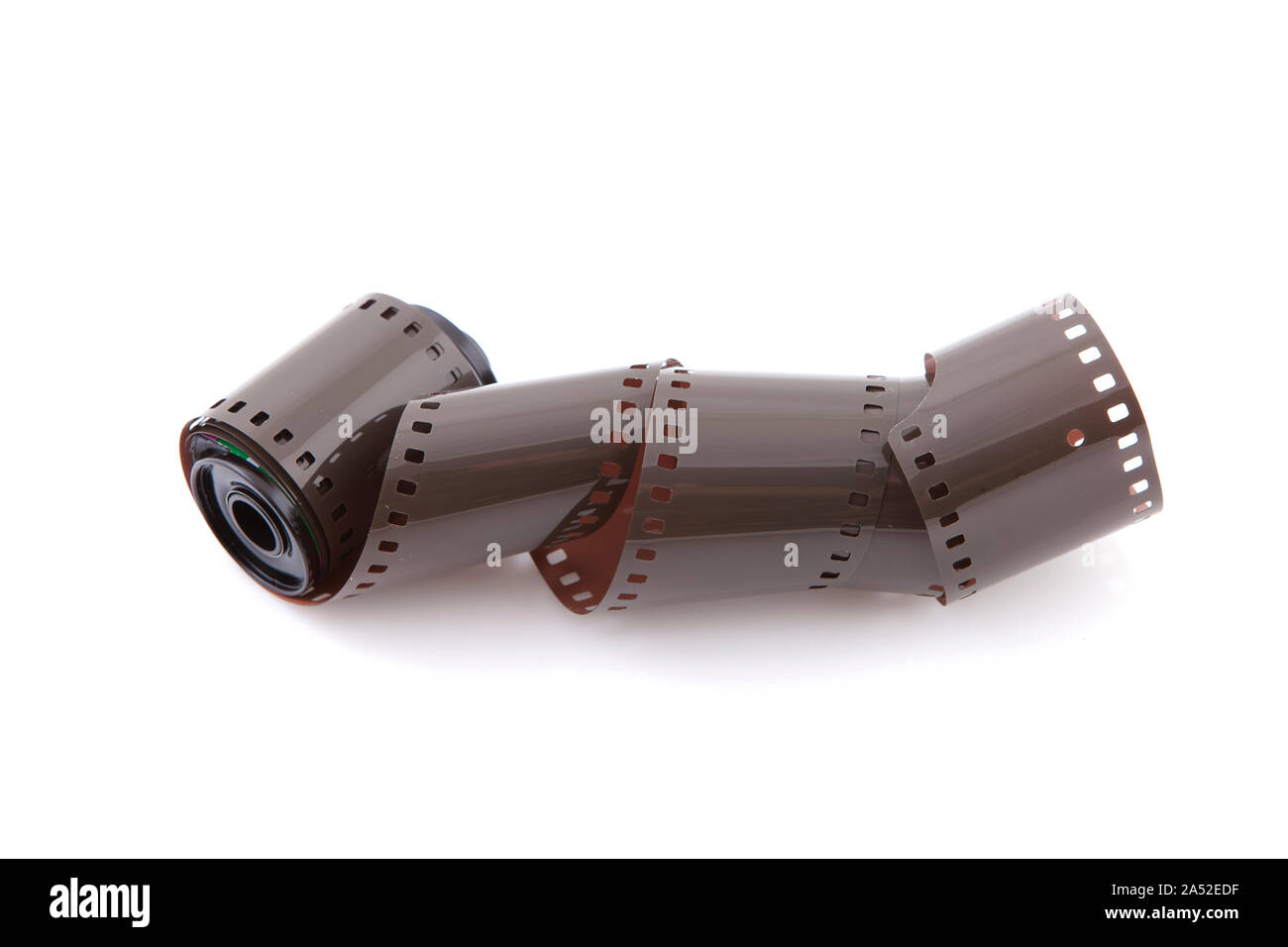 film roll for analog camera over white background Stock Photo - Alamy