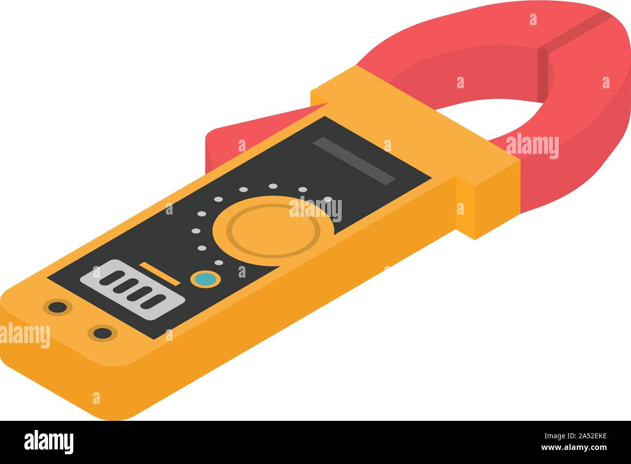 Multimeter icon, isometric style Stock Vector