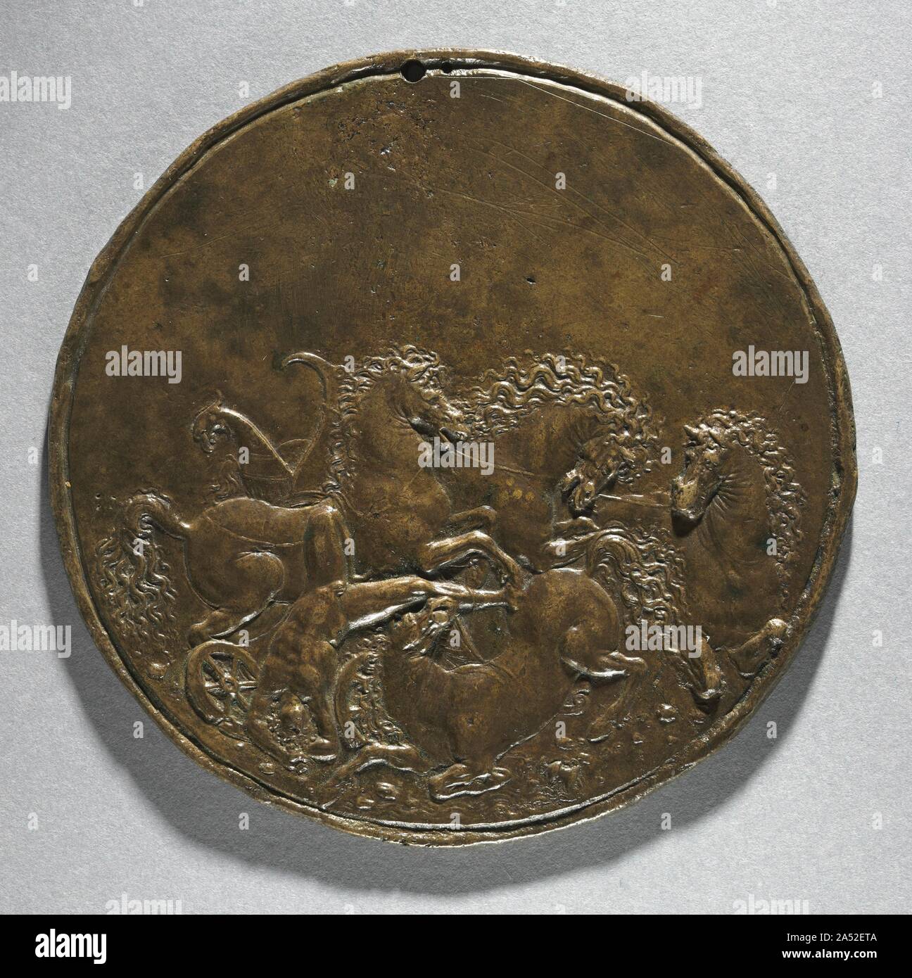 The Death of Hippolytus or Fall of Phaeton, 16th century Stock Photo