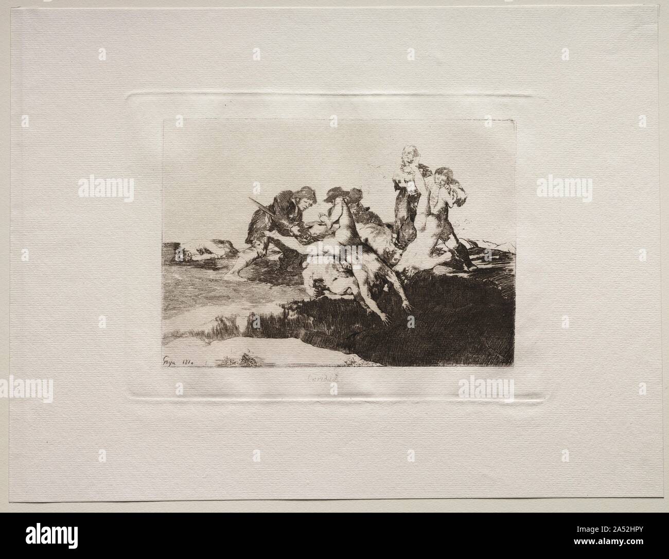 The Horrors of War: Charity, 1810. Stock Photo
