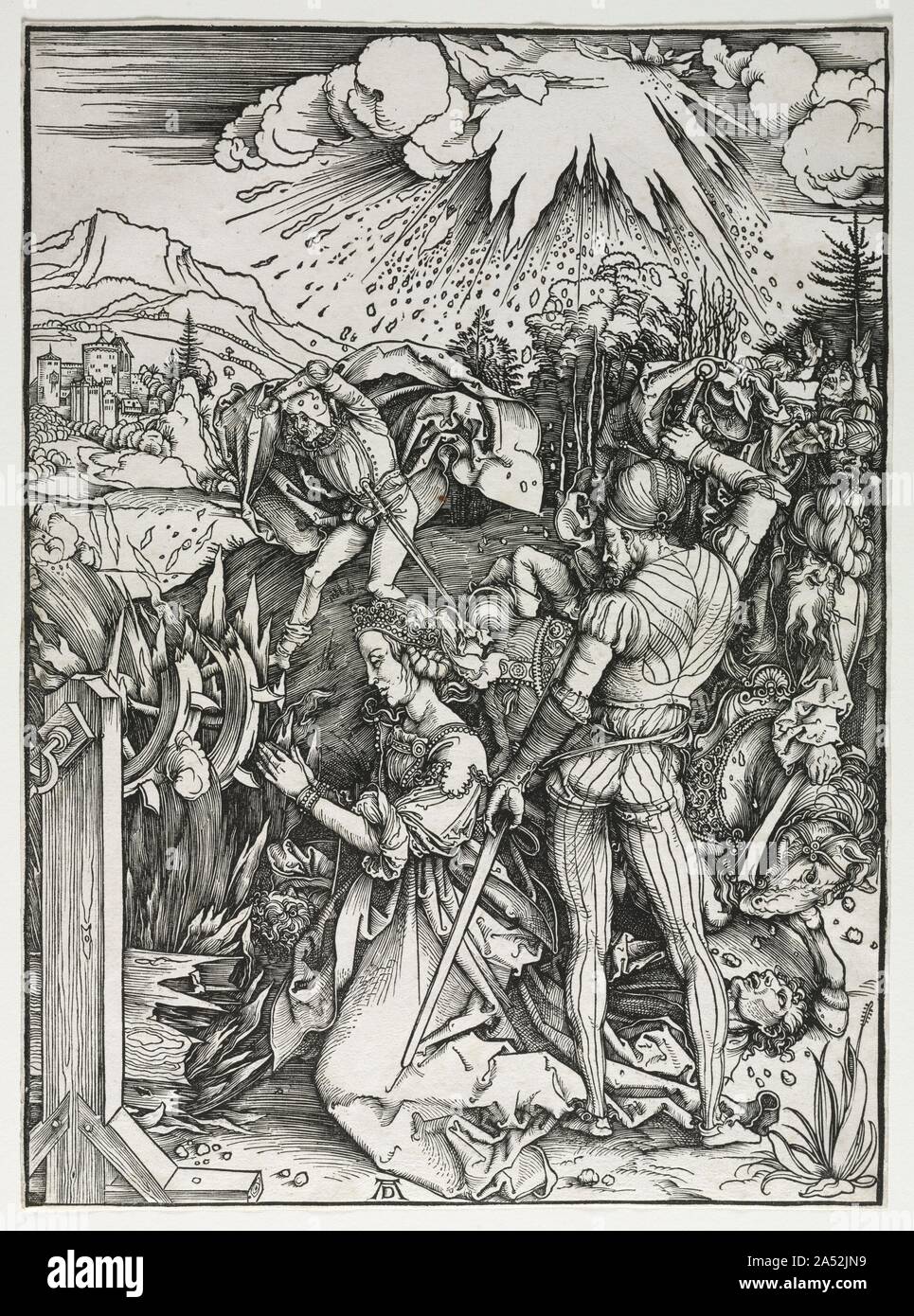The Martyrdom of Saint Catherine of Alexandria, c. 1497. Saint ...