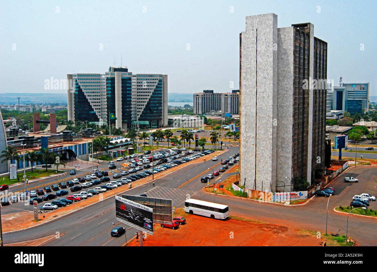 Buildings, Brasilia, Brazil Stock Photo