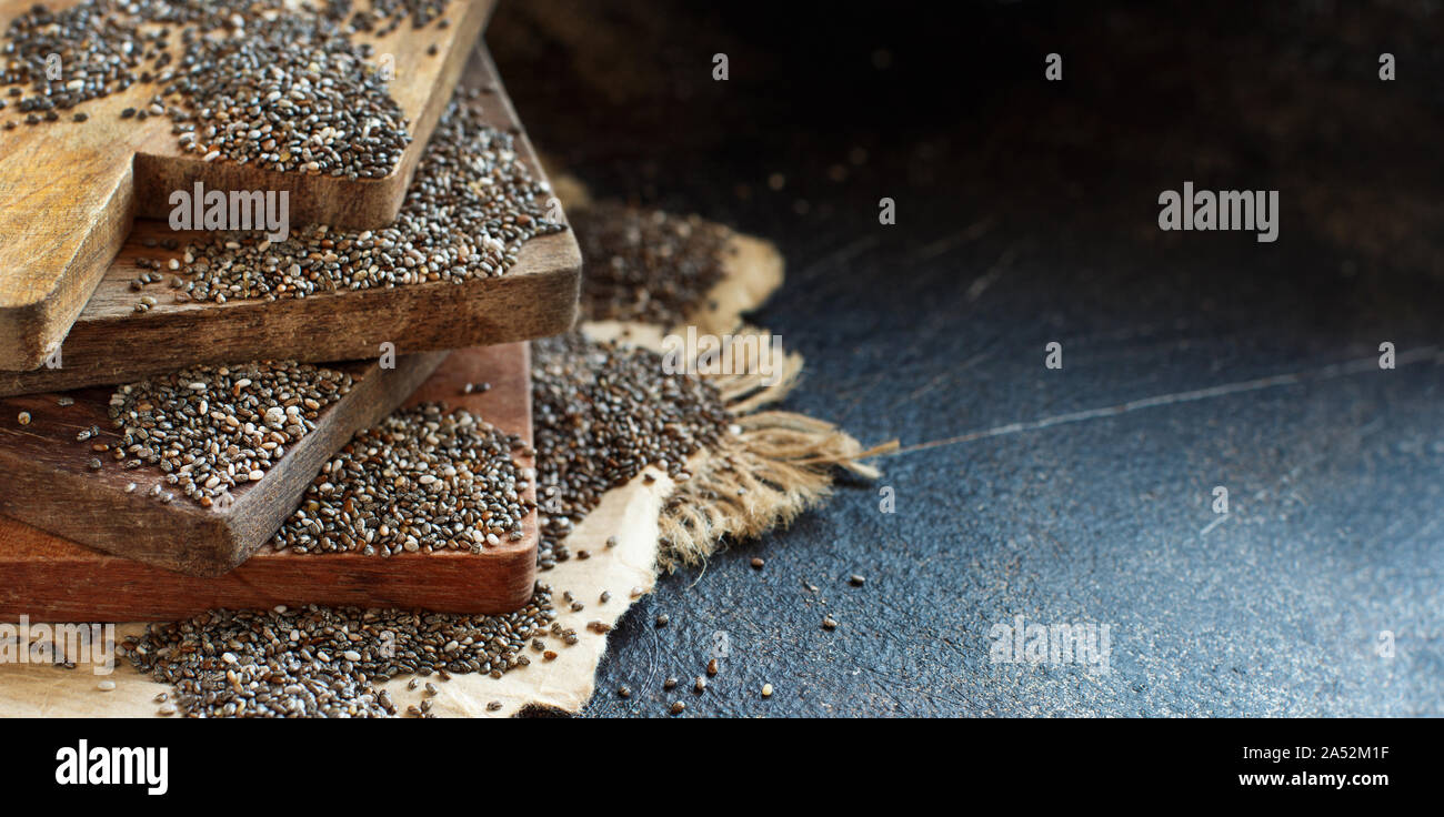 Small pile of chia seeds hi-res stock photography and images - Alamy