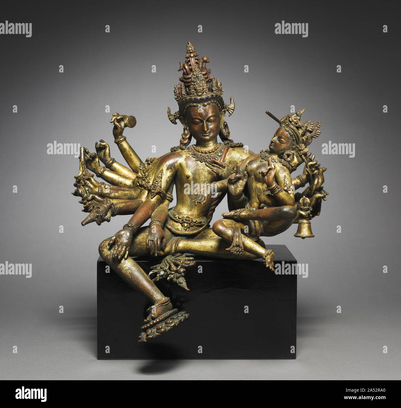 Uma-Maheshvara, 1300s. The Hindu god Shiva, with his third eye of ...