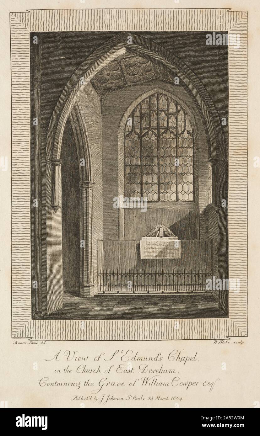 View of St. Edmund's Chapel in the Church of East Dereham, containing