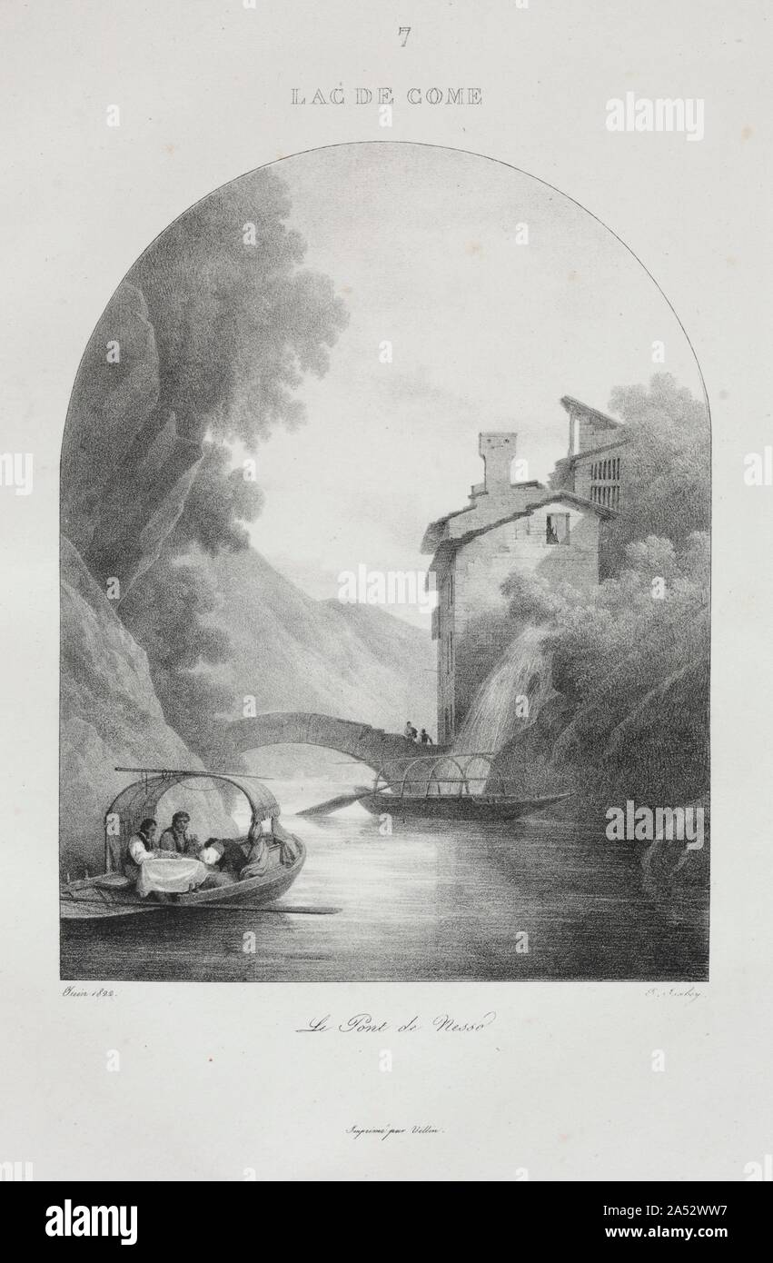 Voyage en Italie en 1822, 1833 Stock Photo Alamy