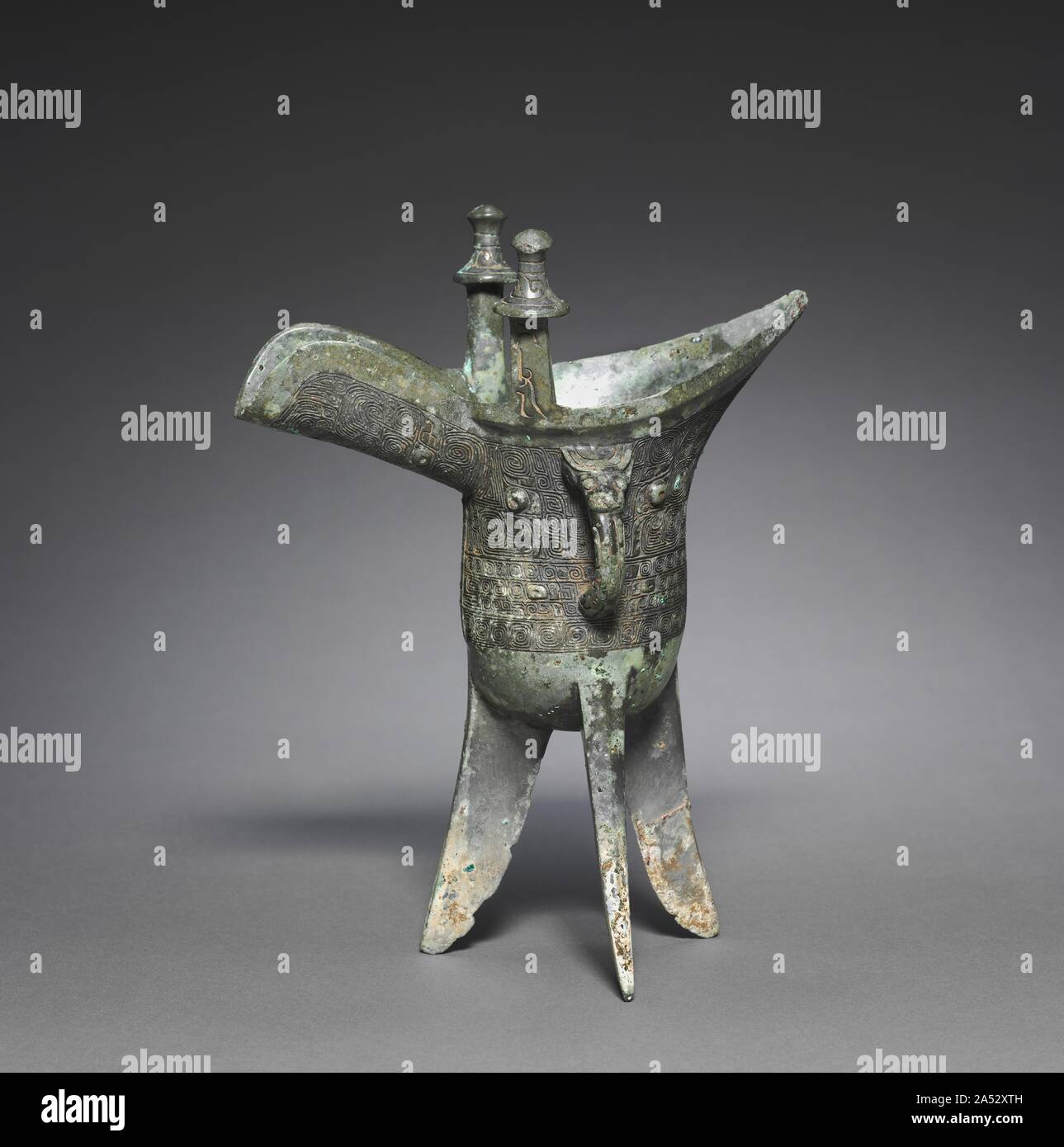 Wine vessel (Jue), c. 1200 BC. Wine and food played a major role in ...
