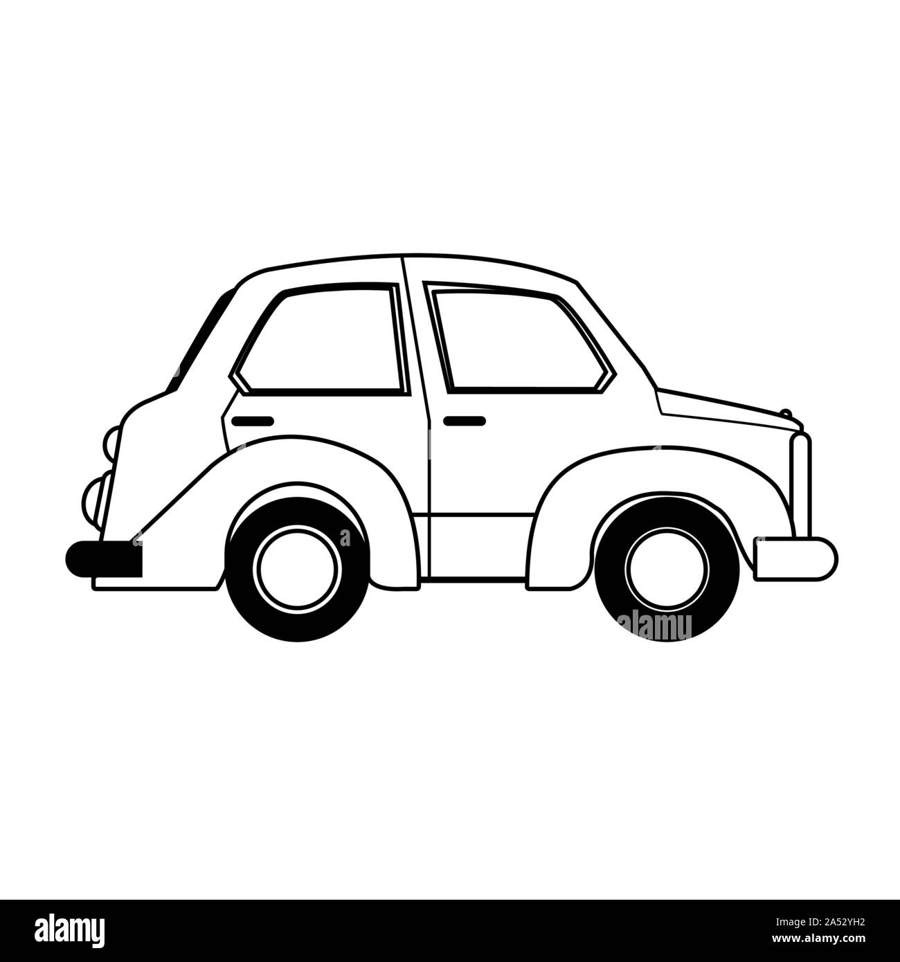 Restored classic car detail Stock Vector Images - Alamy