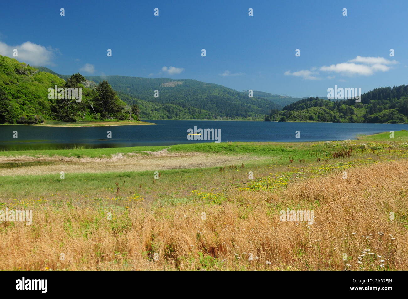 Stone Lagoon At Humboldt Lagoon State Park California Stock Photo Alamy