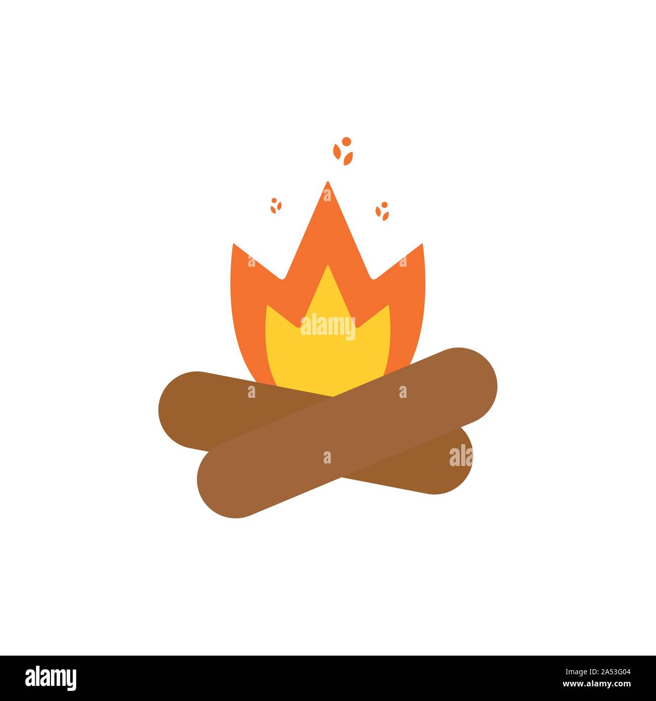 Camp fire design, Flame bonfire hot burn light flammable heat and ...