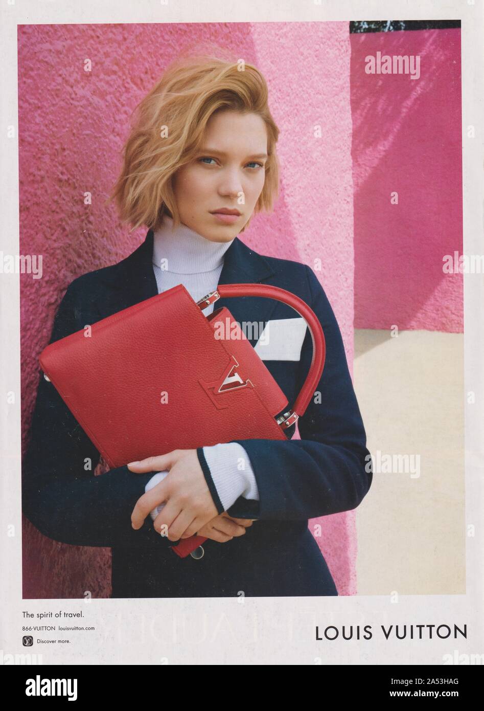 2021 Louis Vuitton Lea Seydoux Poster
