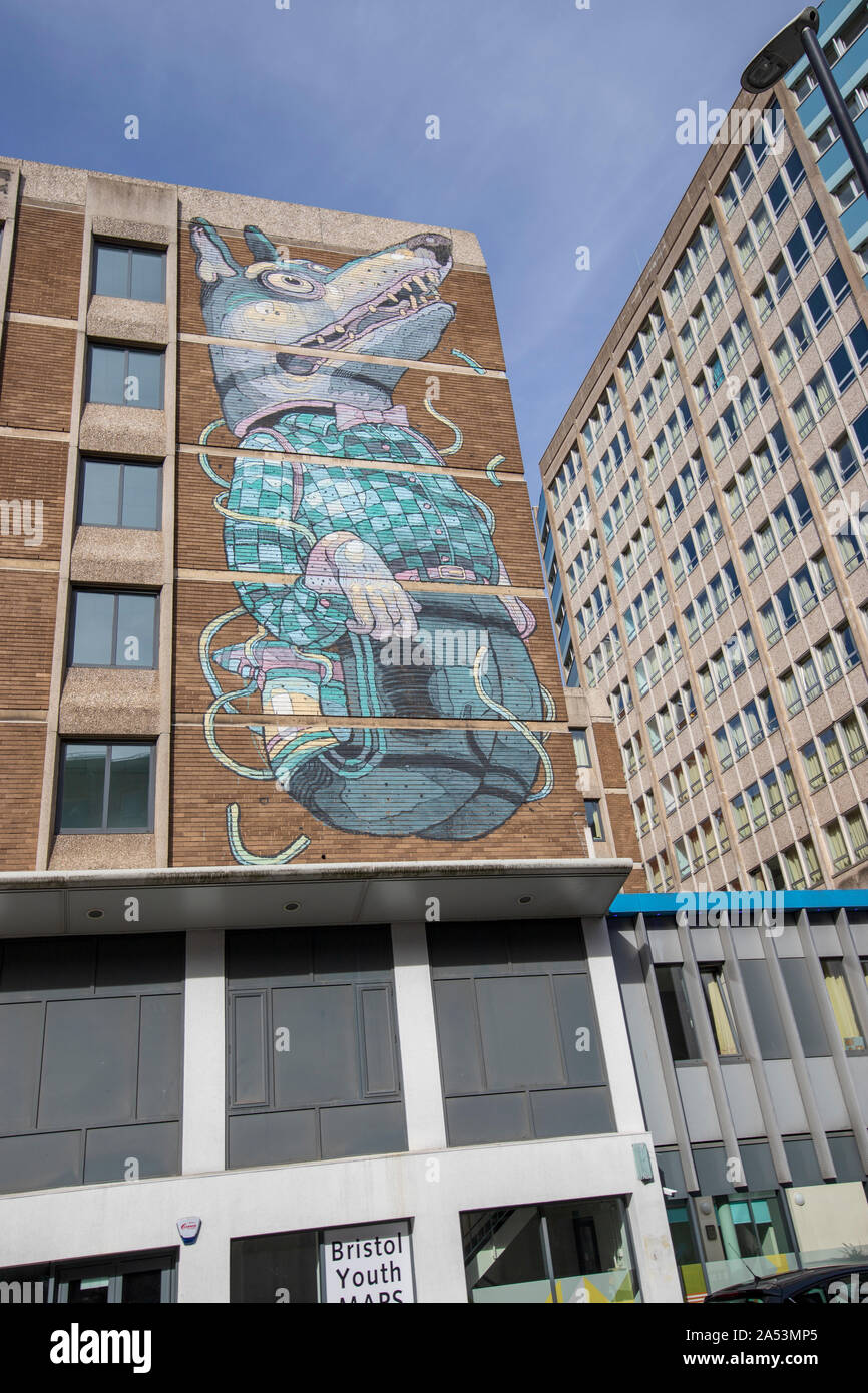 Bristol Street Art and Graffiti on Bristol Youth MAPS, Nelson House