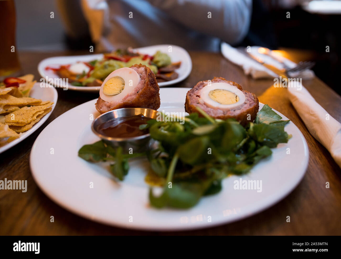 Meal from the Turf Tavern restaurant, Oxford (United Kingdom