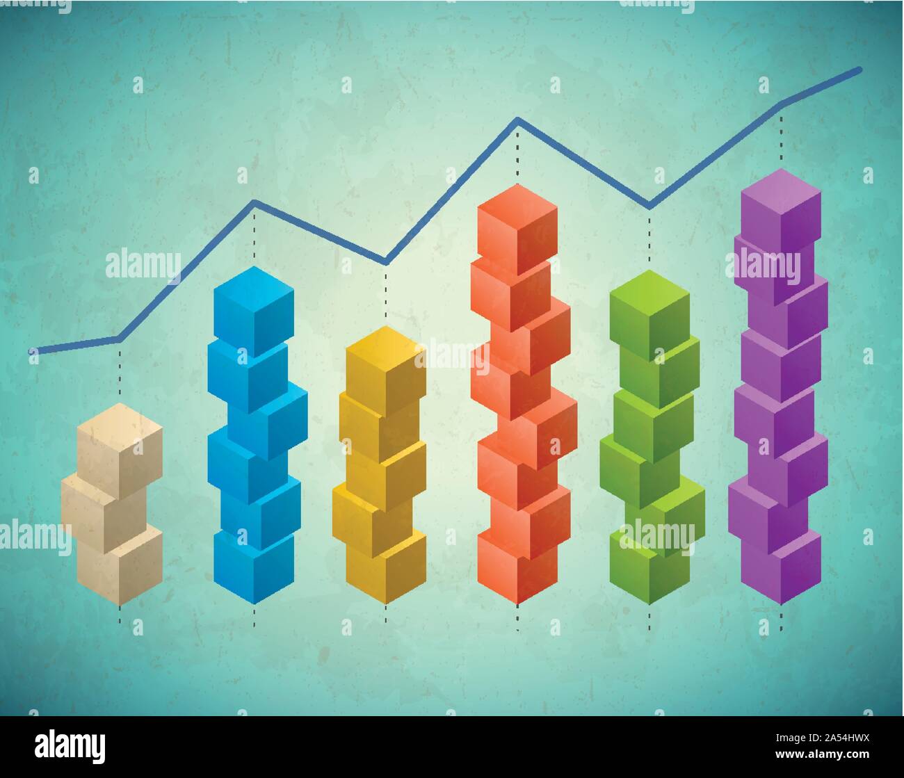 Profit growth business columns Stock Vector Images - Alamy
