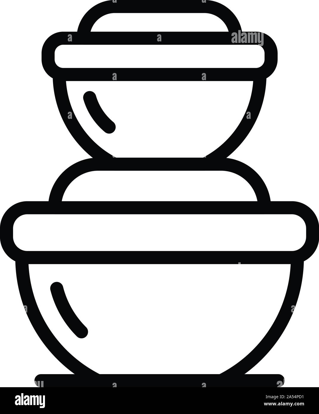 Modern food container icon, outline style Stock Vector Image & Art - Alamy