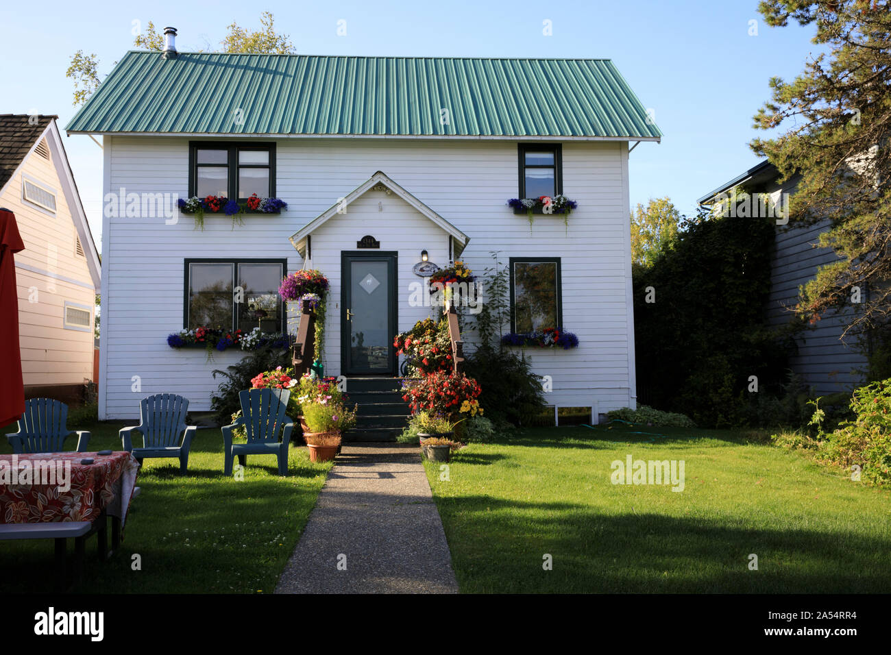 A typical house in Anchorage , Anchorage, Alaska, USA Stock Photo Alamy