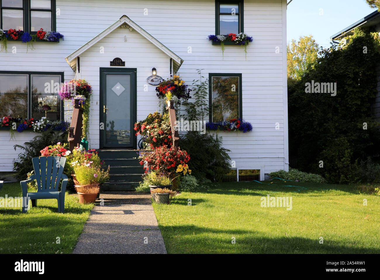 A typical house in Anchorage , Anchorage, Alaska, USA Stock Photo Alamy