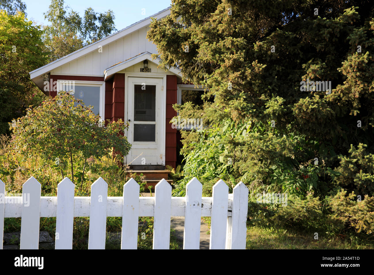 A typical house in Anchorage , Anchorage, Alaska, USA Stock Photo Alamy