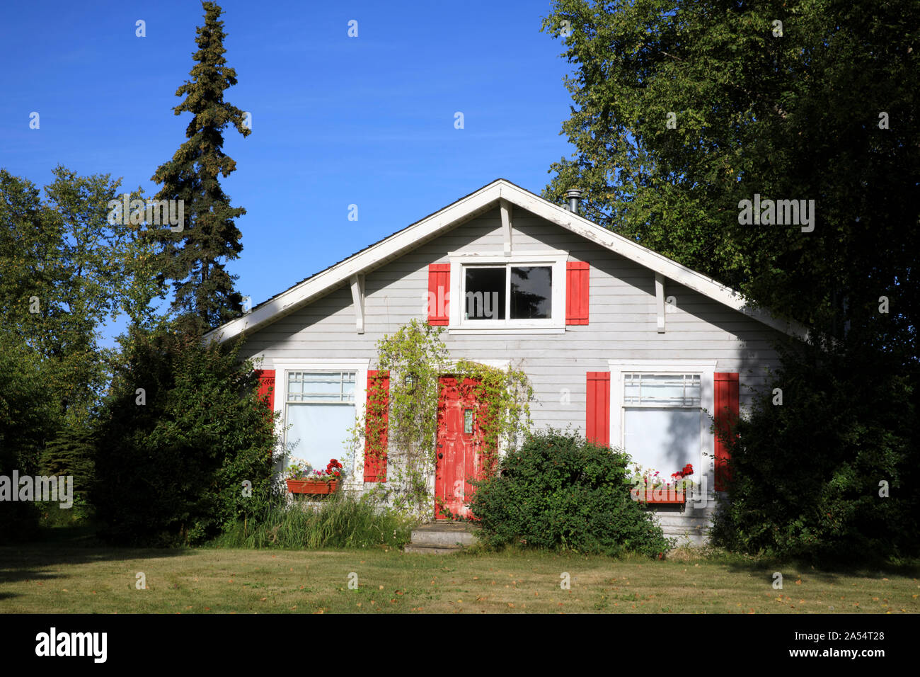 A typical house in Anchorage , Anchorage, Alaska, USA Stock Photo Alamy