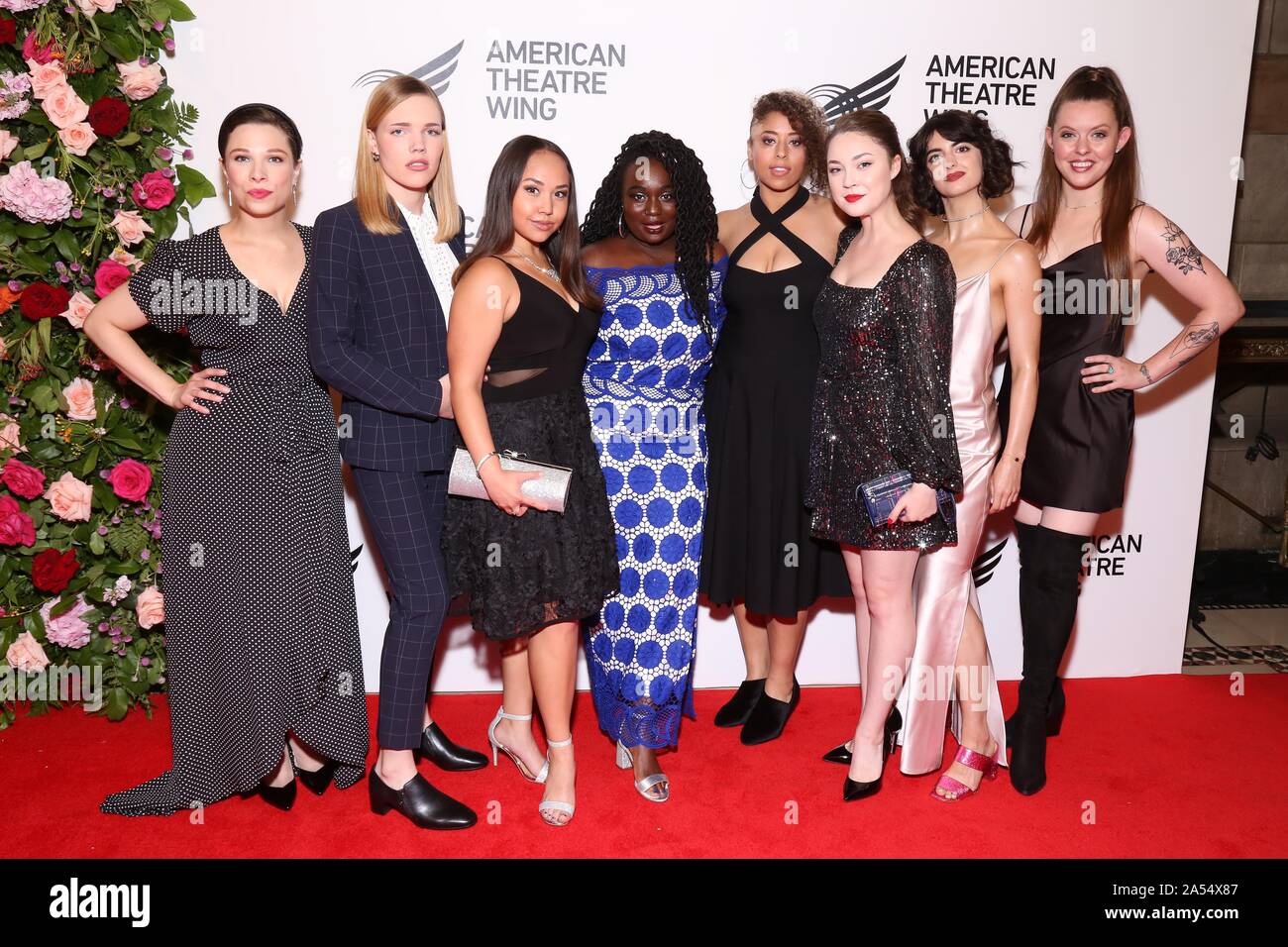 American Theatre Wing 2019 Say Yes To Artist Gala held at Cipriani 42nd  Street - Arrivals. Featuring: Lauren Marcus, Emerson Mae Smith, Jasmine  Forsberg, Amina Faye, Tatiana Wechsler, Lena Skeele, Sydney Farley,