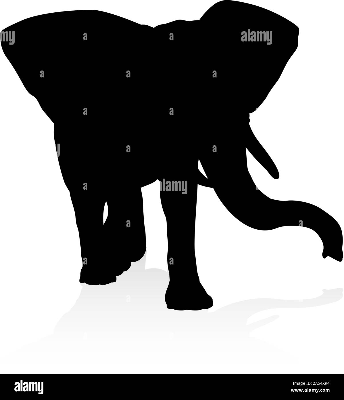 Asian elephant clipart Black and White Stock Photos & Images - Alamy