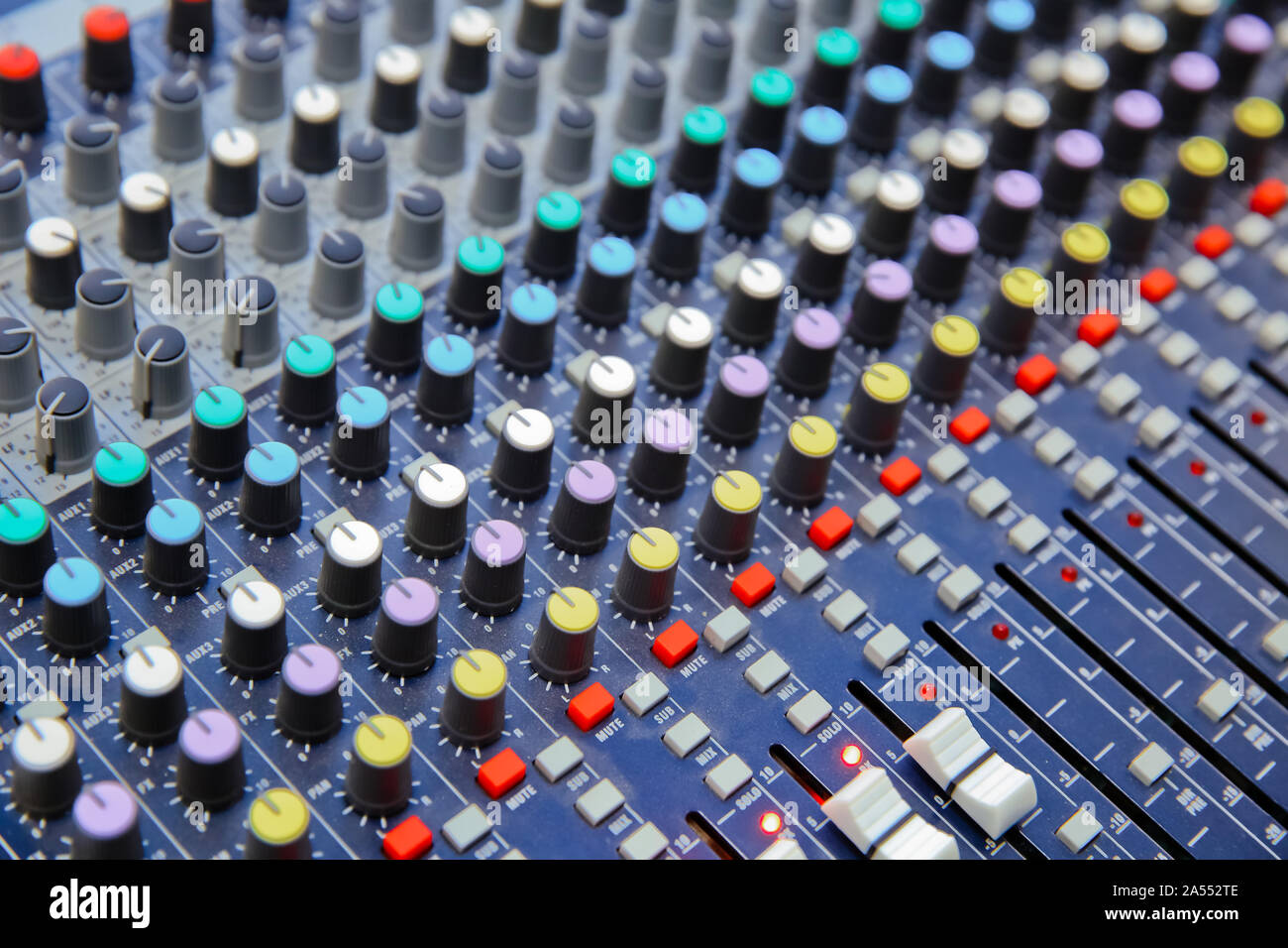 Picture of Musical amplifier Sound amplifier or Music mixer with Knobs