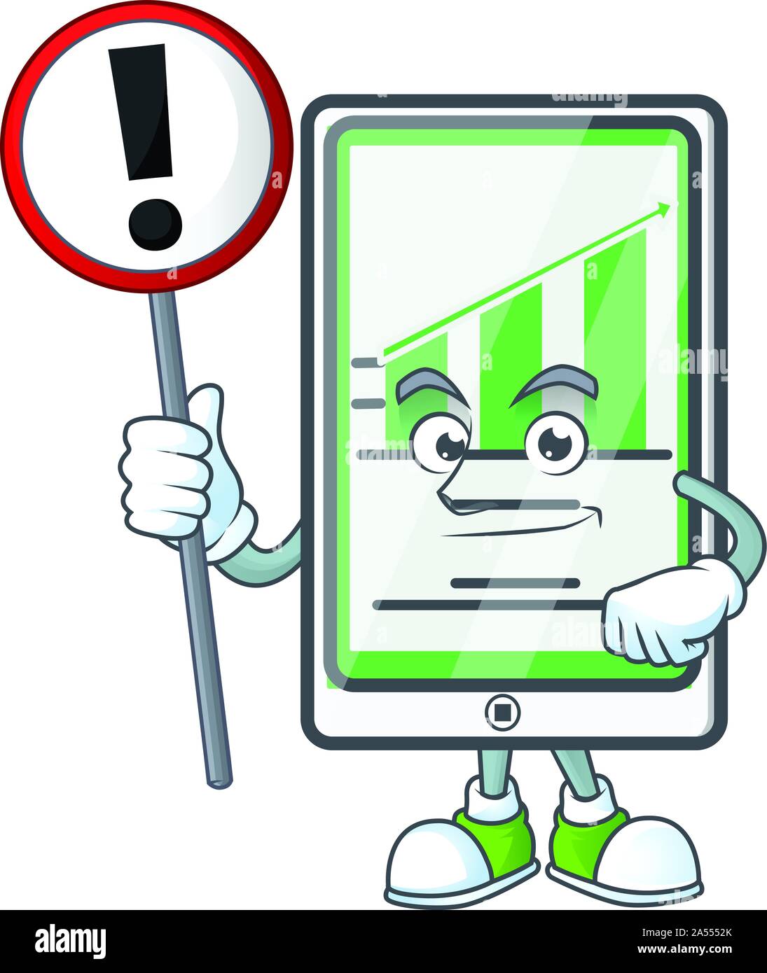 Up chart vertical tablet hi-res stock photography and images - Alamy