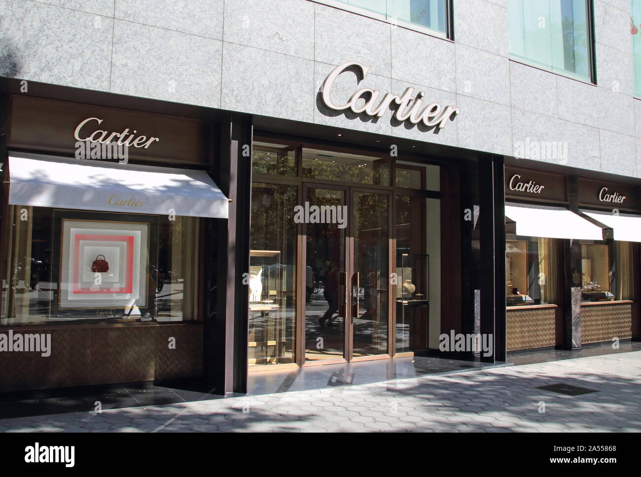 Cartier Jewellers store seen in 
