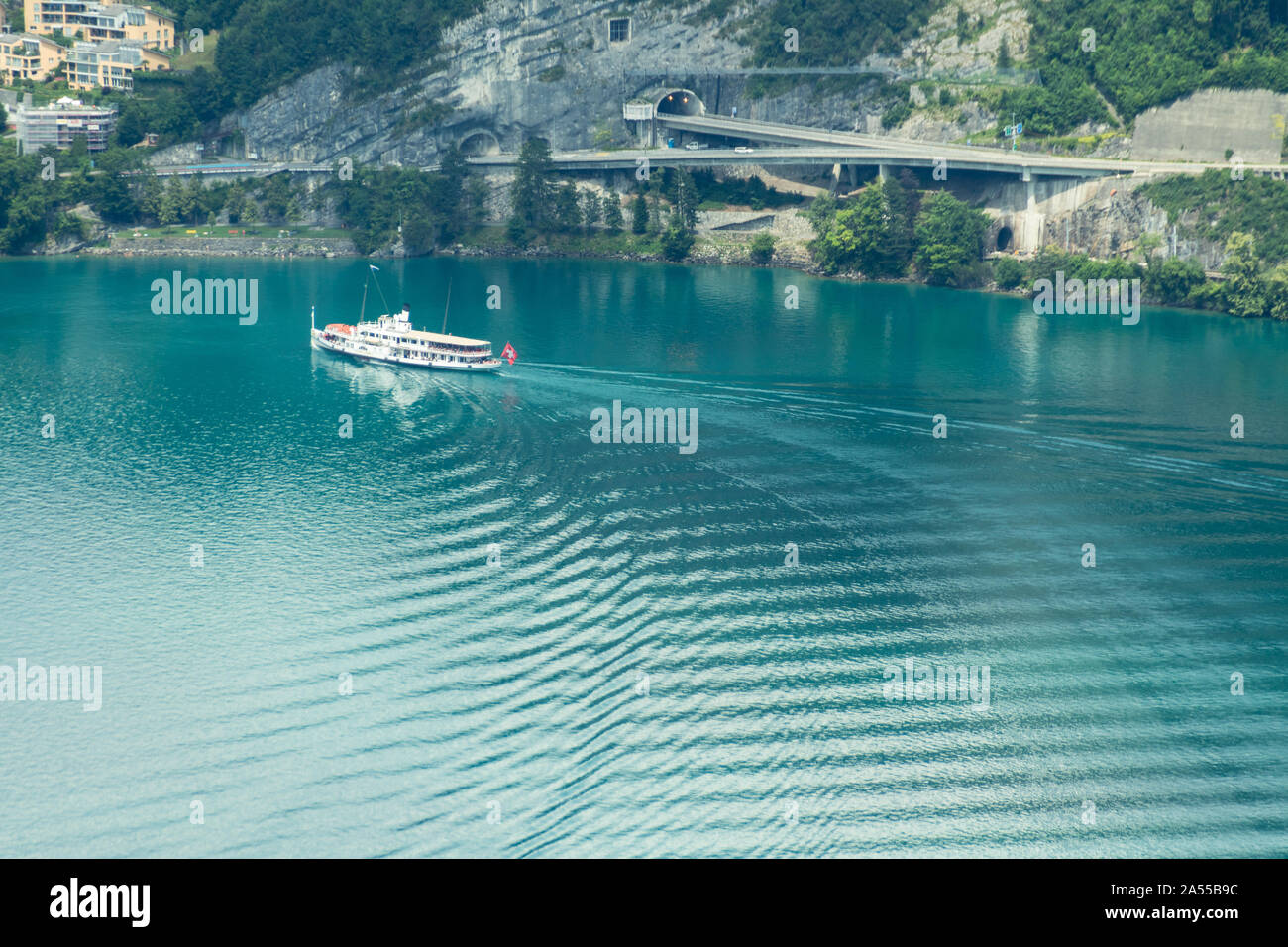 Lake in Swiss Stock Photo - Alamy