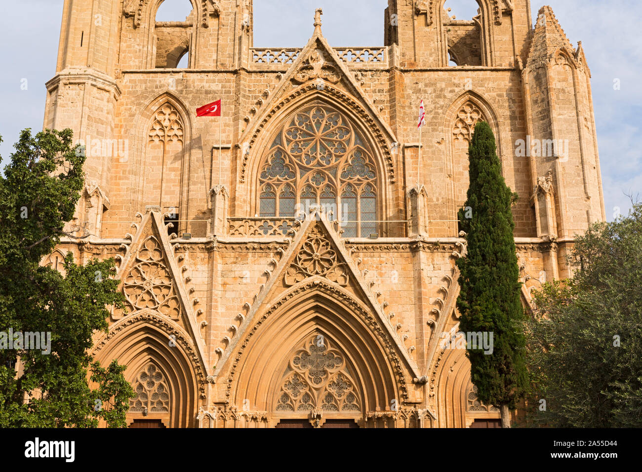 Nikolaus Kathedrale, Famagusta, Türkische Republik Nordzypern Stock Photo