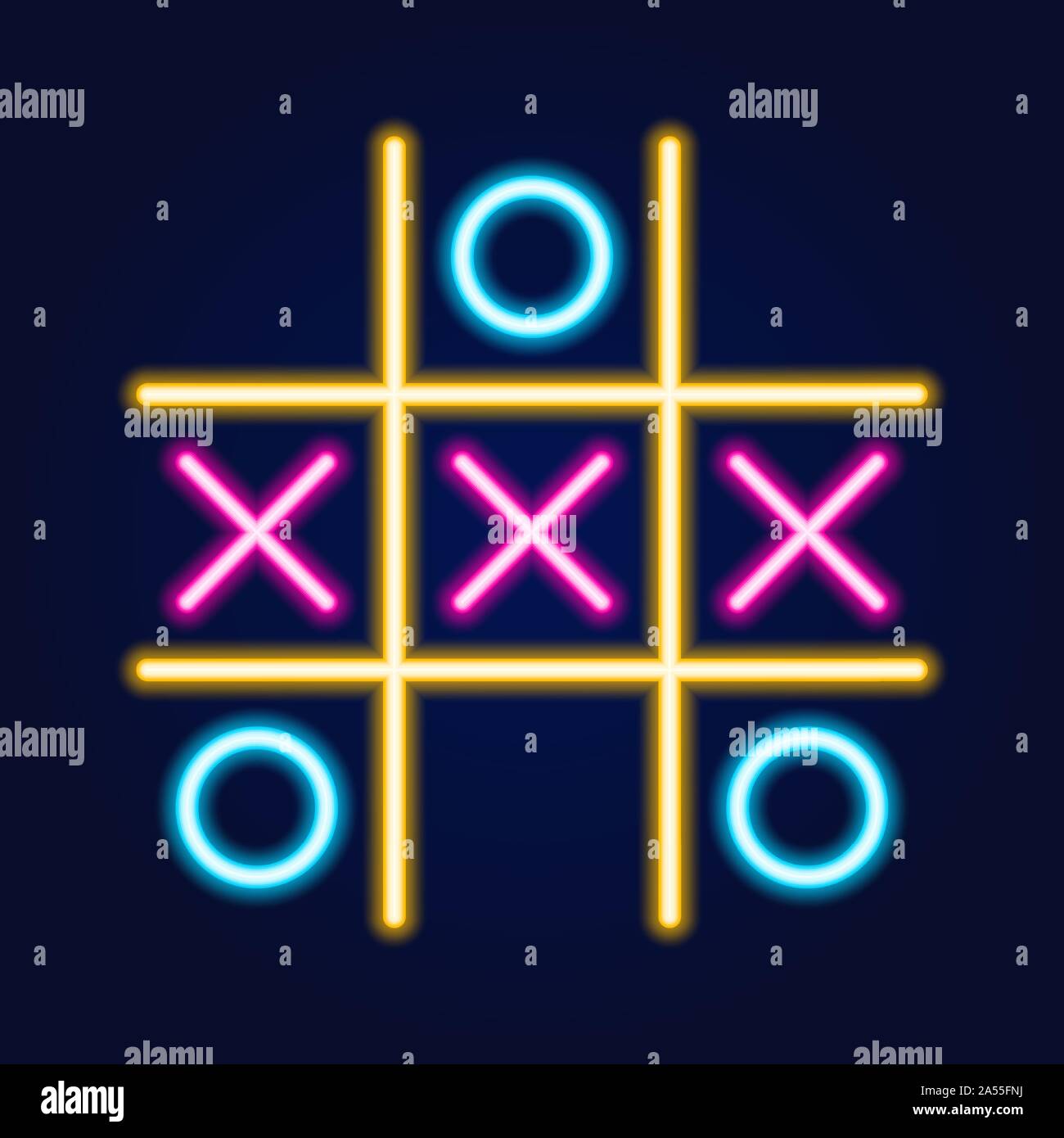 Glow In the Dark TIc Tac Toe Game