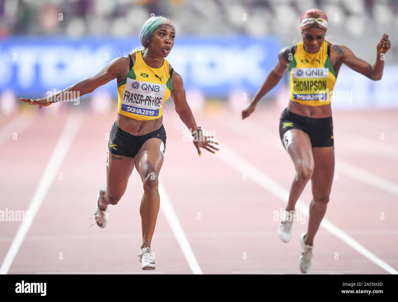 ShellyAnn FraserPryce (Jamaica). 100 metres Gold Medal. IAAF World