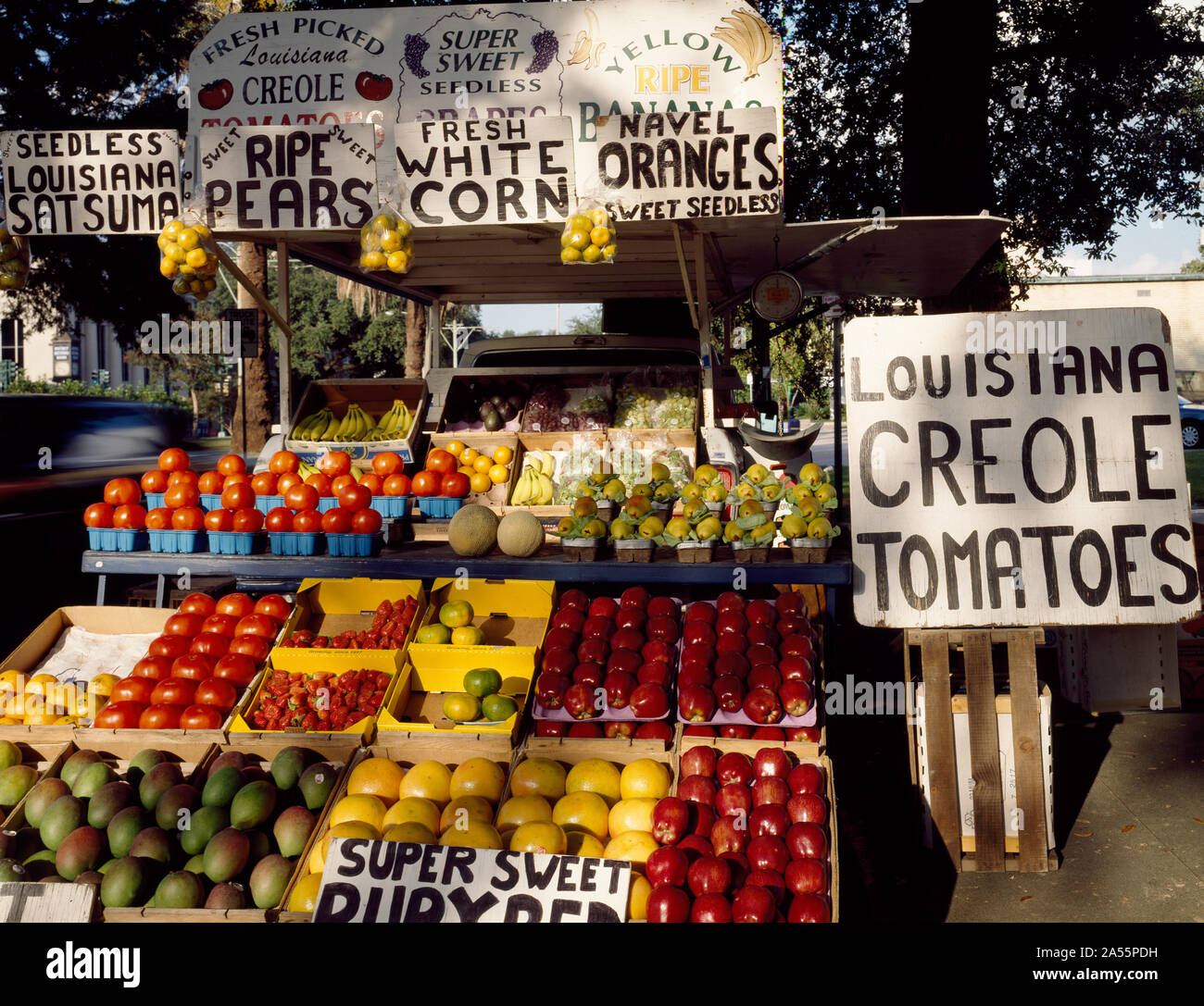 Uptown fruit market at the Riverbend, New Orleans, Louisiana Stock Photo Alamy