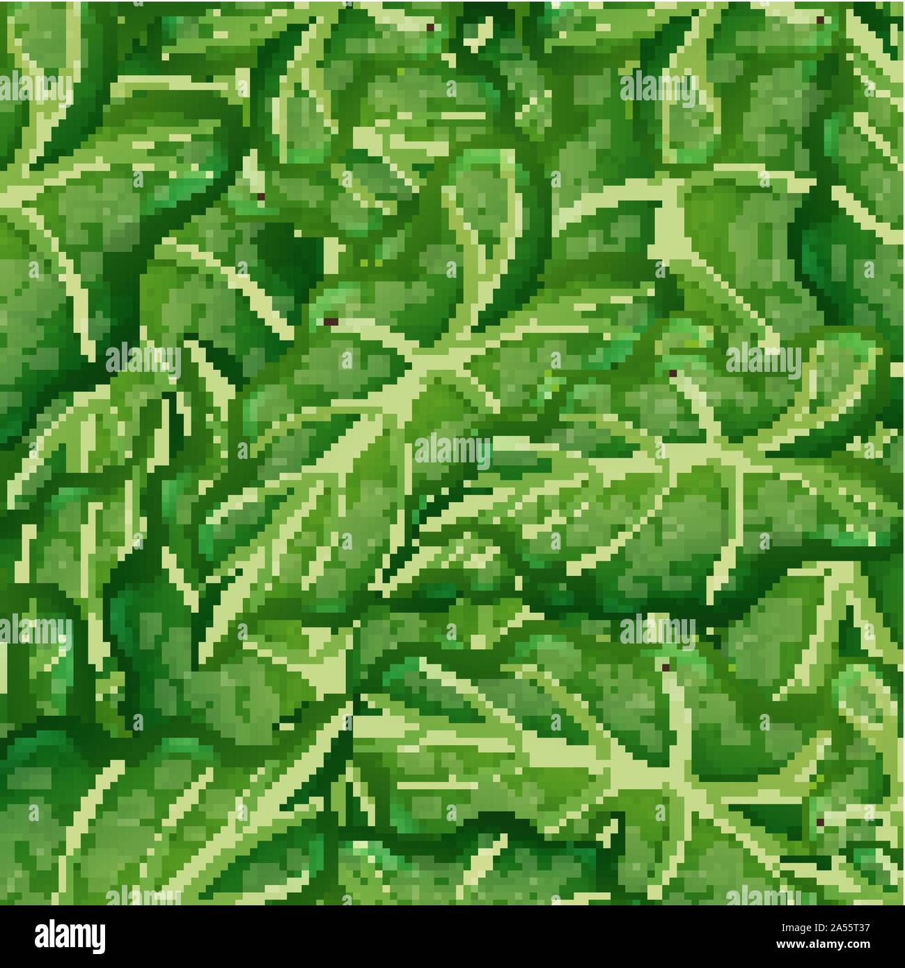 Background template with green leaves illustration Stock Vector Image ...