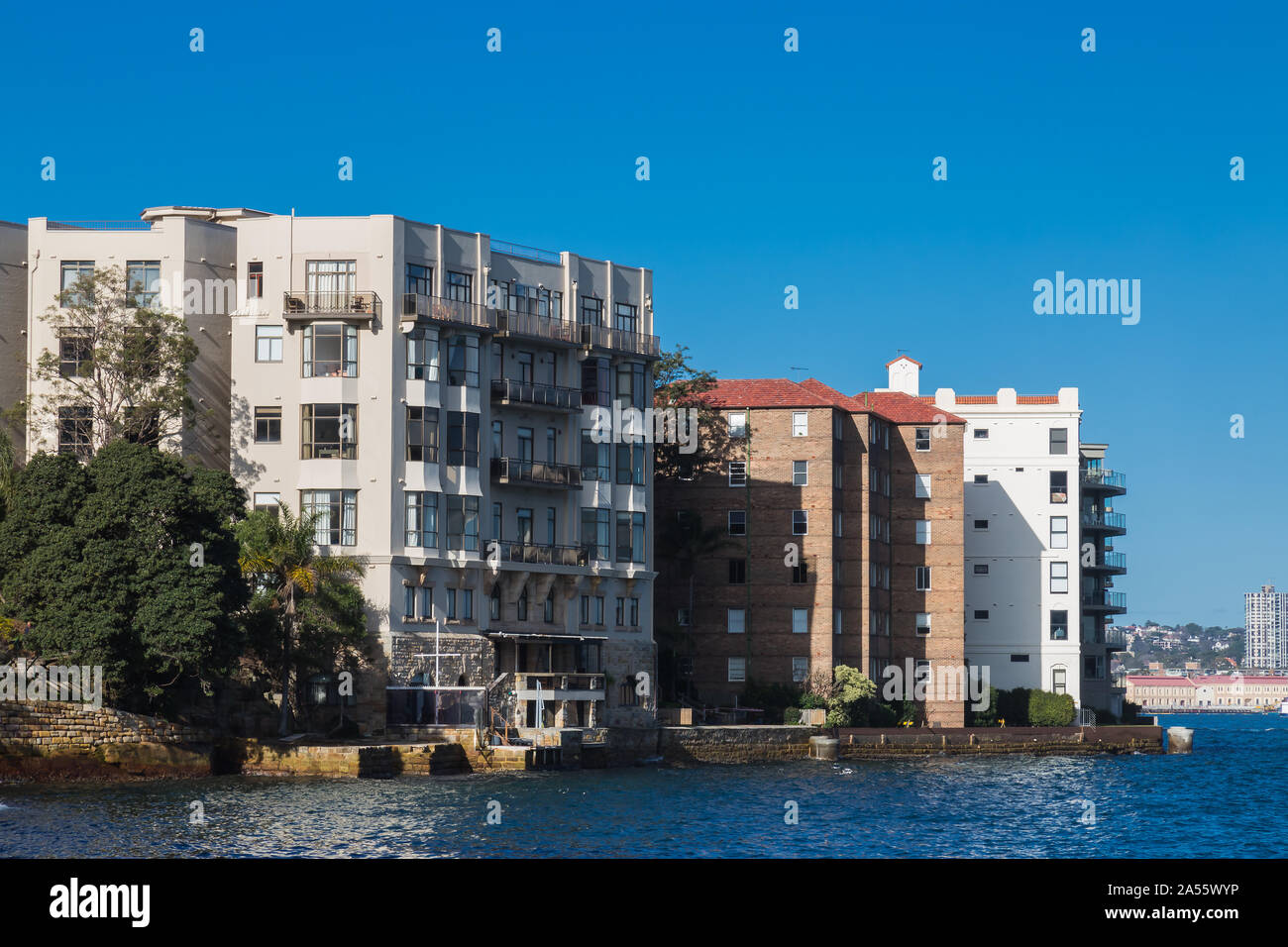Art Deco Apartments, Kirribilli, Sydney, Australia Stock Photo Alamy
