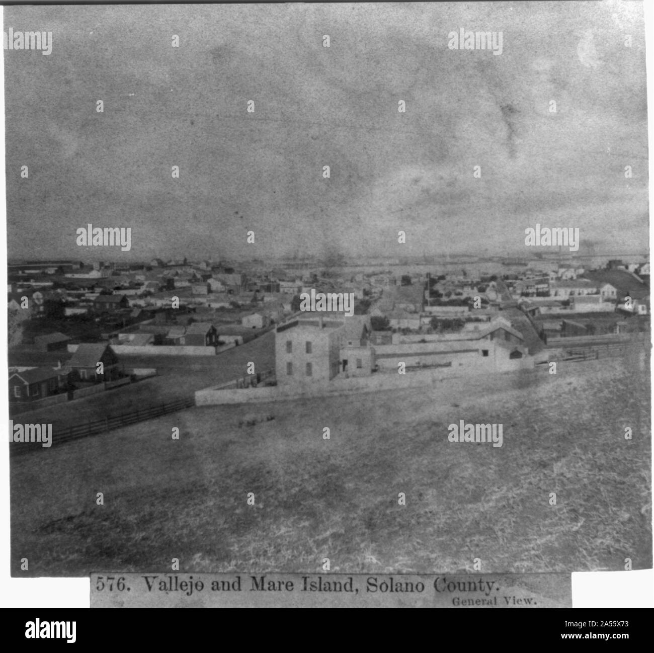 Vallejo and Mare Island, Solano County - General View Stock Photo - Alamy
