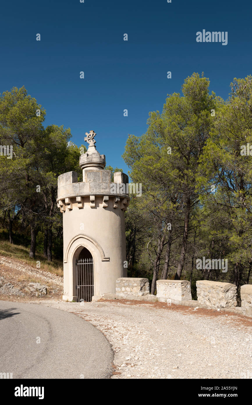 Frigolet Abbey, commune of Tarascon, Provence, France. Stock Photo