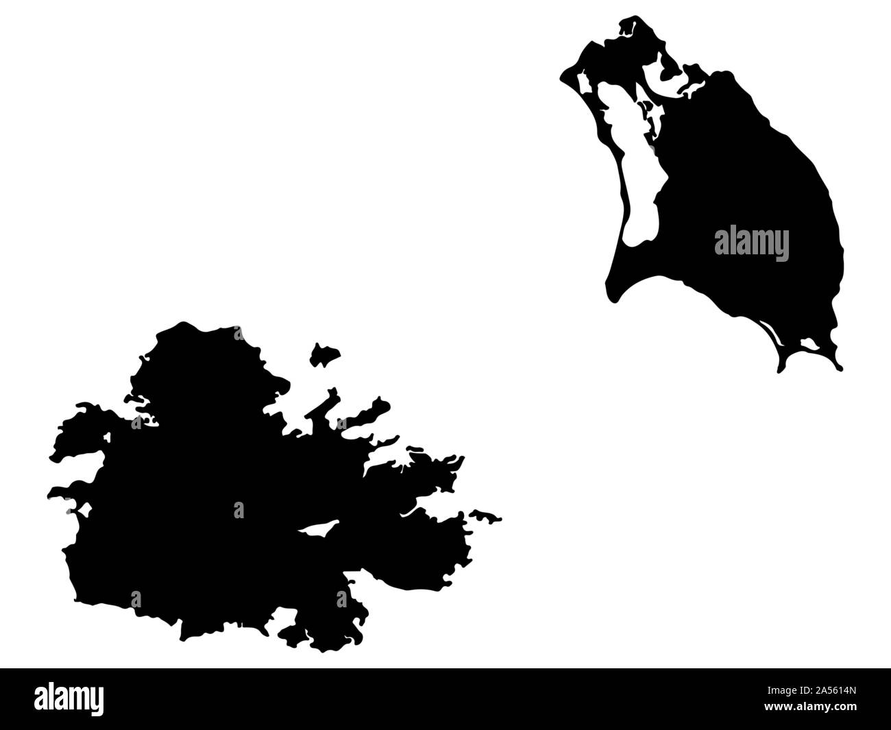 map of antigua in the caribbean