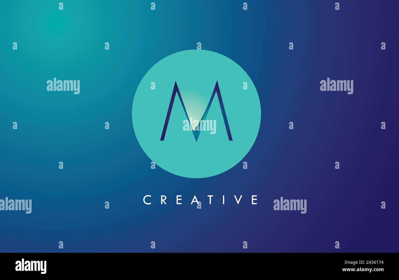 M Letter Logo Icon Design With Paper Cut Creative Look Vector ...